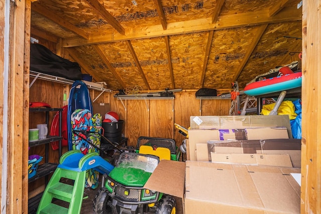 view of storage