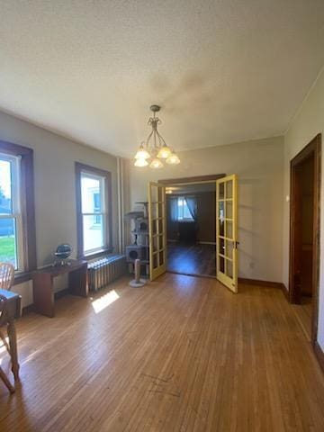 528 Broadway St, Spring Valley, MN 55975 - dining space featuring french doors, plenty of natural light, and wood finished floors