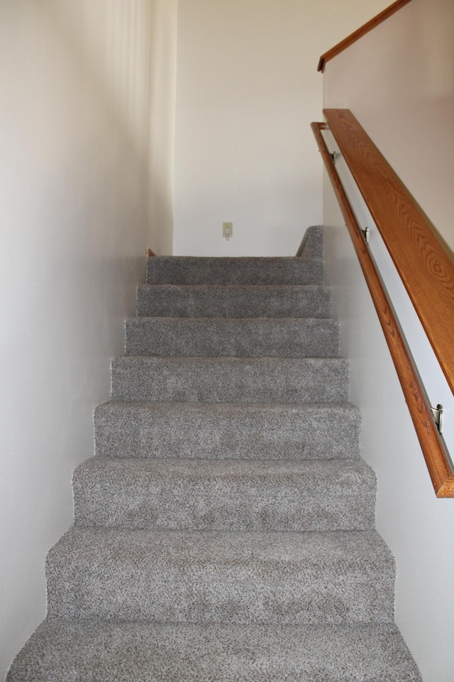 view of stairs