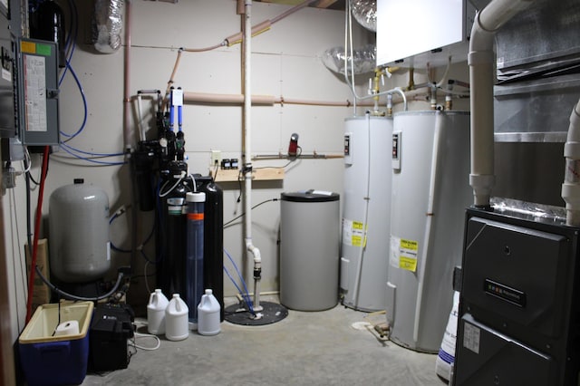 utilities with water heater