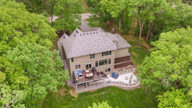 view from above of property