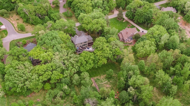 aerial view of property and surrounding area