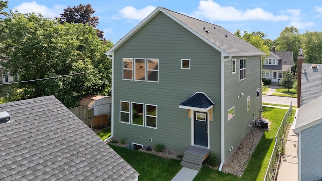 5345 45th Ave S, Minneapolis, MN 55417 - back of property with a shingled roof