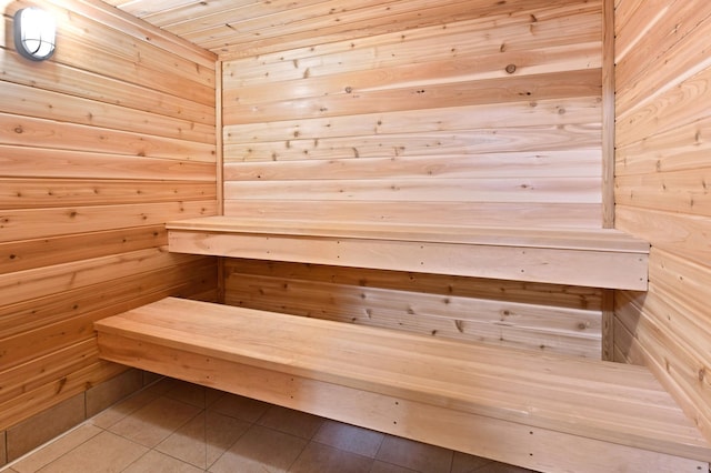 4387 Wilshire Blvd Unit 202, Mound, MN 55364 - relaxing sauna / steam room with tile patterned floors and wooden walls