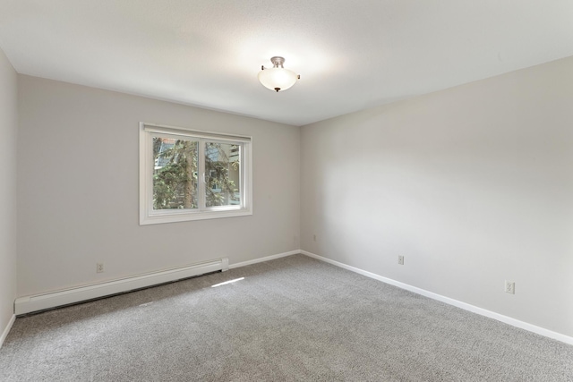 4387 Wilshire Blvd Unit 202, Mound, MN 55364 - carpeted empty room with a baseboard radiator and baseboards