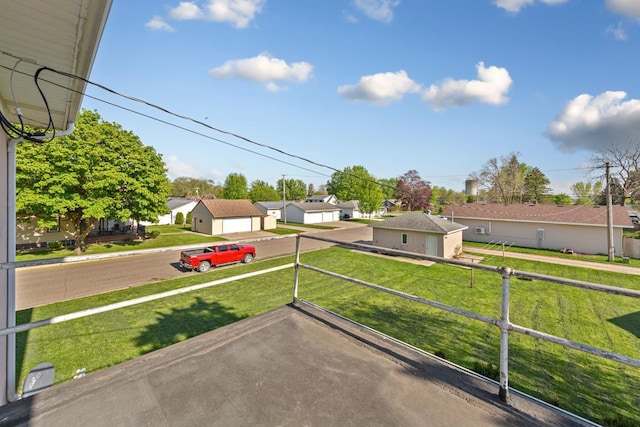 205 2nd St SW, Blooming Prairie, MN 55917 - view of patio featuring a residential view