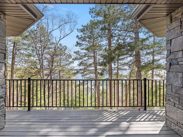 view of deck