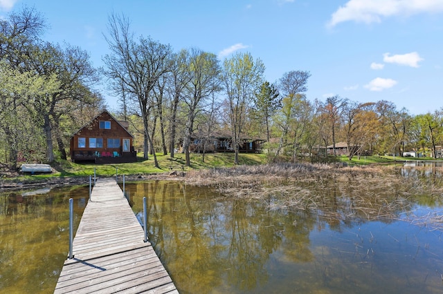 10209 Amery Ave NW, Silver Creek Twp, MN 55362 - dock with a water view
