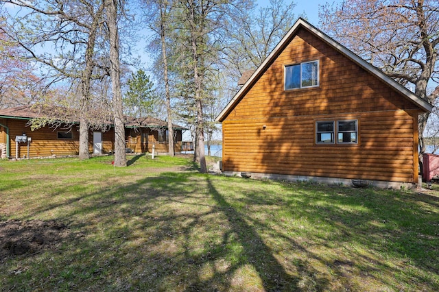 10209 Amery Ave NW, Silver Creek Twp, MN 55362 - view of side of home with a yard