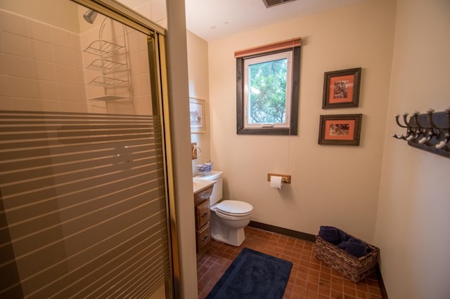 10929 108th Ave N, Maple Grove, MN 55369 - full bath featuring vanity, a shower stall, and tile patterned floors
