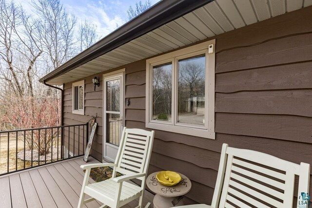 view of deck