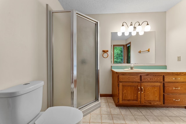 7884 341st St, Lent Twp, MN 55079 - full bath featuring vanity, a shower stall, and tile patterned flooring