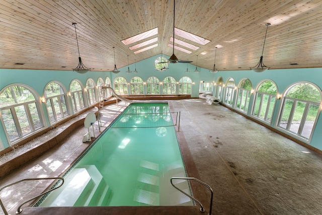 7884 341st St, Lent Twp, MN 55079 - indoor community pool with a skylight