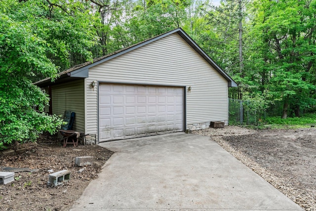 7884 341st St, Lent Twp, MN 55079 - view of detached garage
