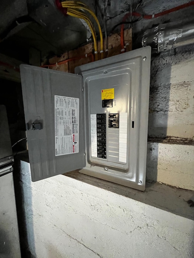 utilities with electric panel