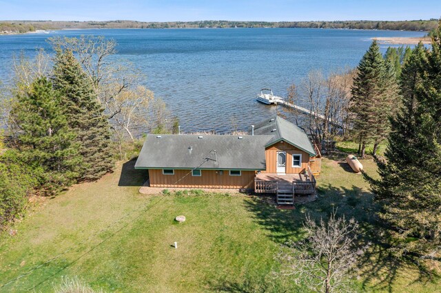 23920 Camp Dr, Daniels Twp, WI 54872 - view of subject property featuring a nearby body of water
