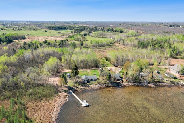 23920 Camp Dr, Daniels Twp, WI 54872 - aerial overview of property's location featuring rural landscape