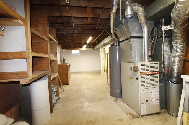 10424 Washburn Ave S, Bloomington, MN 55431 - below grade area with water heater and heating unit