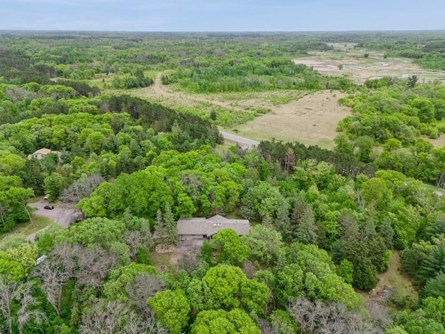16523 243rd Ave NW, Orrock Twp, MN 55309 - aerial overview of property's location with a heavily wooded area