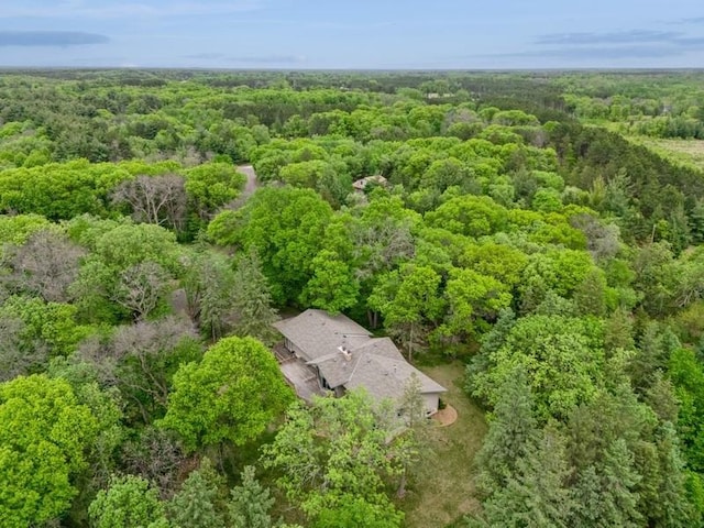 16523 243rd Ave NW, Orrock Twp, MN 55309 - view from above of property with a heavily wooded area
