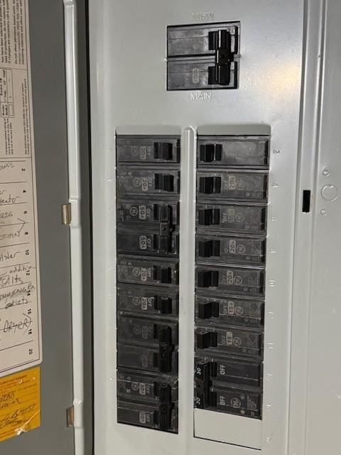 utility room featuring electric panel