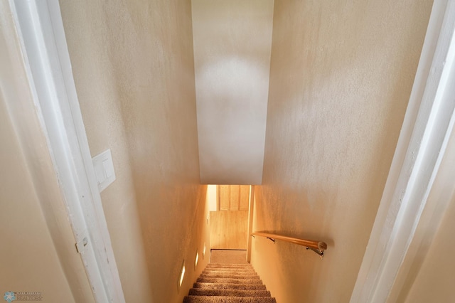 view of stairway