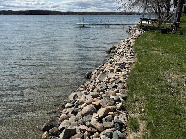 11544 Lake Eunice Rd, Detroit Lakes, MN 56501 - water view with a boat dock