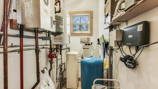 view of utility room
