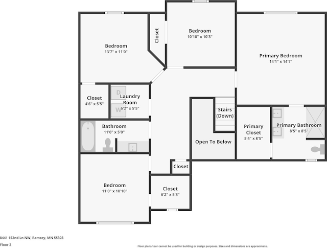 8441 152nd Ln NW, Ramsey, MN 55303 - home floor plan