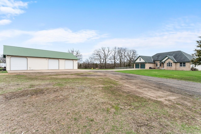 view of road with driveway