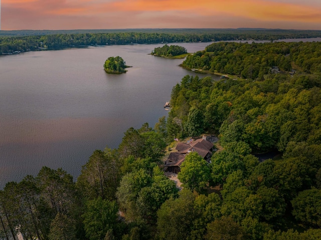 30047 Sunny Beach Rd, Grand Rapids, MN 55744 - view of property location with a nearby body of water and a forest