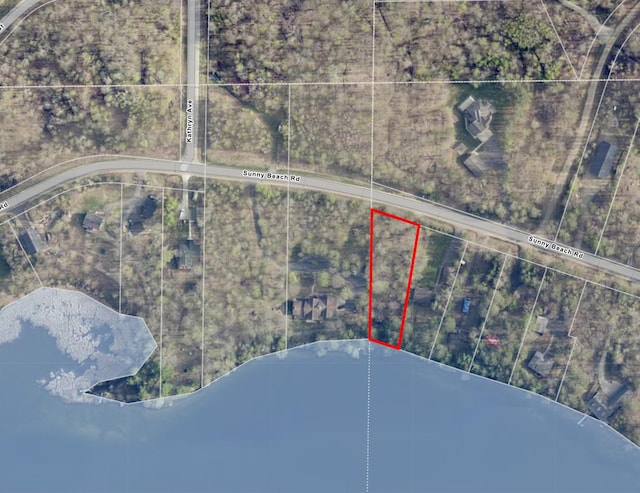 30047 Sunny Beach Rd, Grand Rapids, MN 55744 - map / location with property parcel outlined