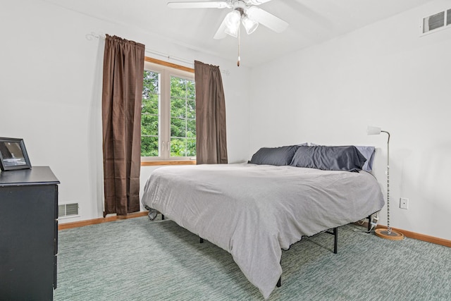 14217 Footbridge Way, Apple Valley, MN 55124 - bedroom with baseboards and a ceiling fan