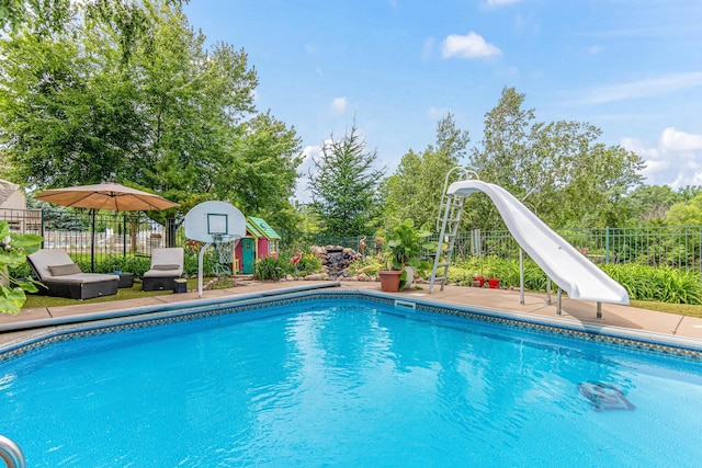 14217 Footbridge Way, Apple Valley, MN 55124 - view of swimming pool featuring a water slide