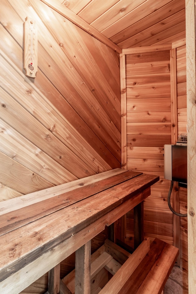 view of sauna / steam room