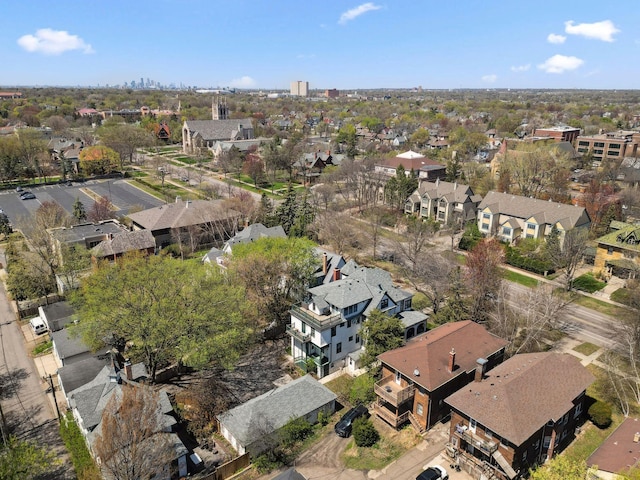 710 Summit Ave Unit 4, Saint Paul, MN 55105 - aerial view of property and surrounding area with nearby suburban area