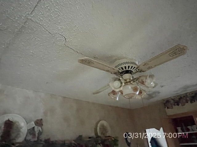 details with ceiling fan