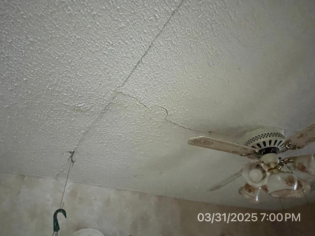 room details featuring ceiling fan