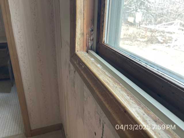 view of room details