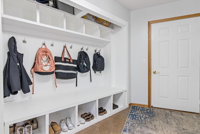 view of mudroom