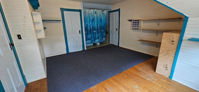 interior space featuring hardwood / wood-style floors