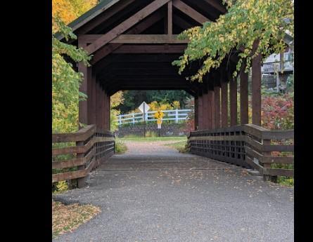 view of home's community featuring fence