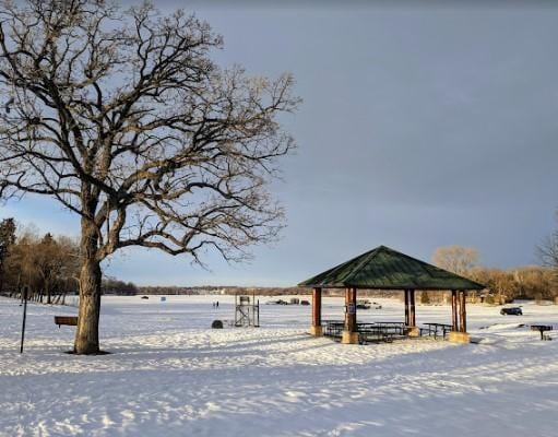 view of property's community featuring a gazebo