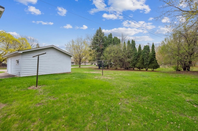 view of yard