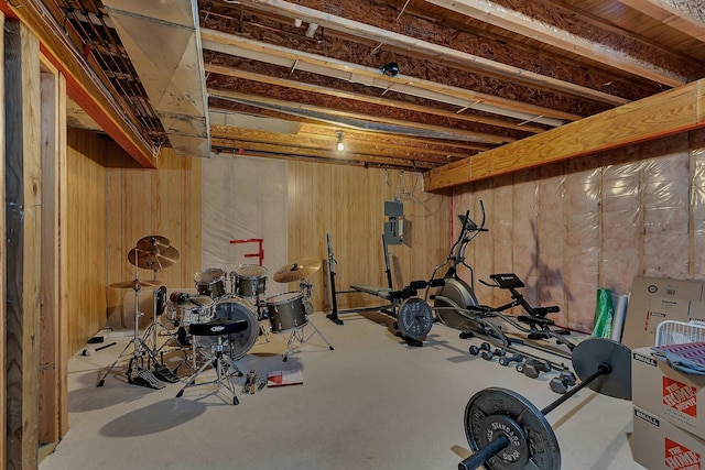 view of exercise room