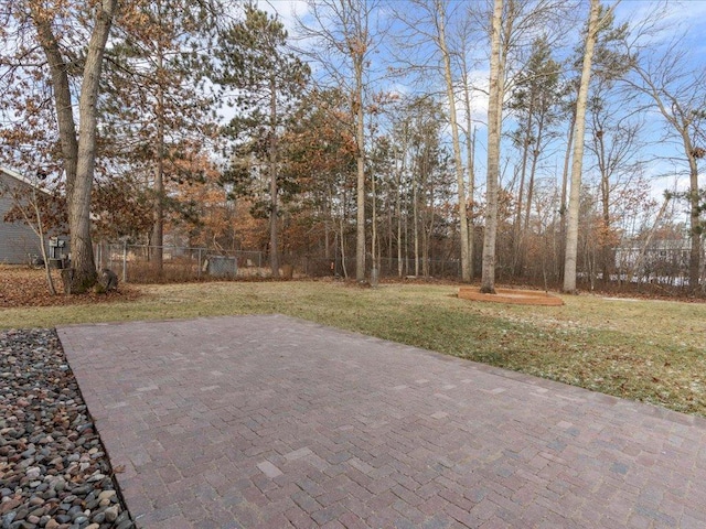 view of patio / terrace with fence