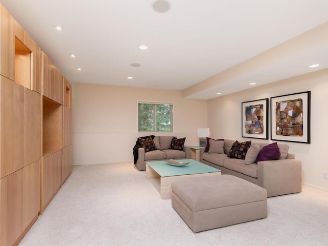 2673 Cedar Grn, Minnetonka, MN 55305 - living room with light colored carpet and recessed lighting