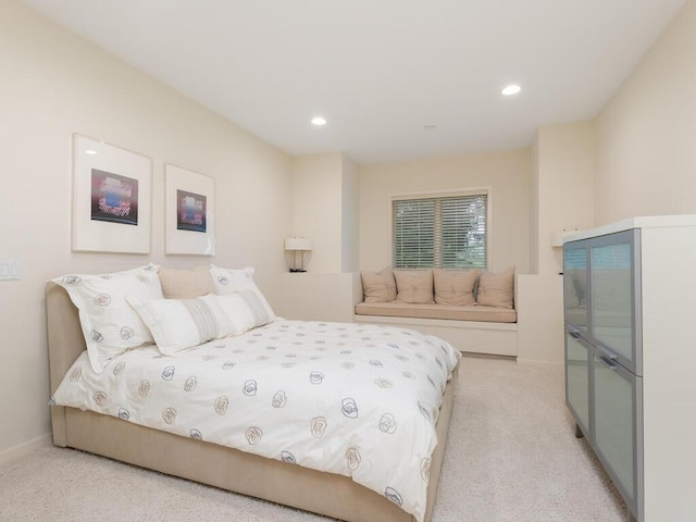 2673 Cedar Grn, Minnetonka, MN 55305 - bedroom with light colored carpet, recessed lighting, and baseboards