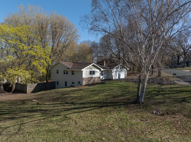 exterior space with fence