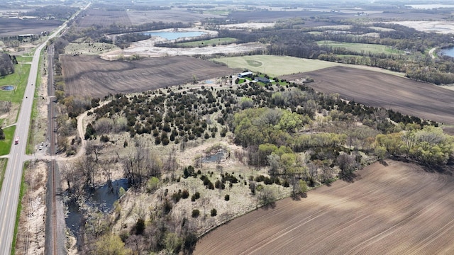 8619 State Highway 55 NW, Annandale, MN 55302 - drone / aerial view featuring a water view and a rural view